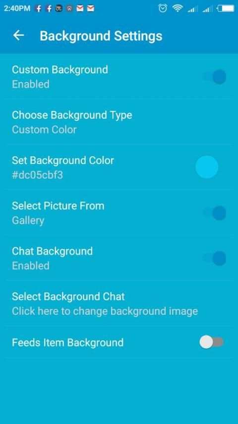 Dual BBM+ Transparent screenshot 1