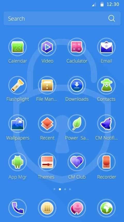 Locker CM Launcher theme स्क्रीनशॉट 3