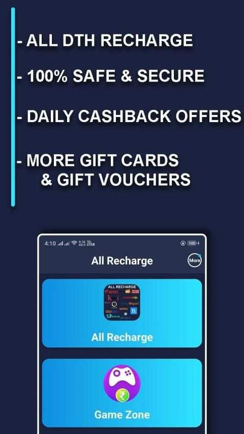 All Recharge, Bill Payments Cashback App स्क्रीनशॉट 2