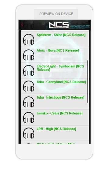NCS Music 2 تصوير الشاشة