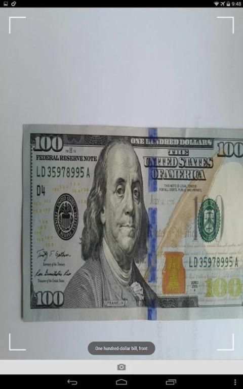 IDEAL U.S. Currency Identifier скриншот 1