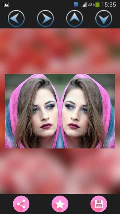 تصویر آینه و افکت 4 تصوير الشاشة