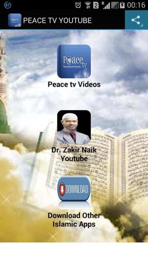 PEACE TV YOUTUBE स्क्रीनशॉट 8