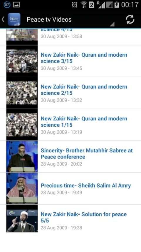 PEACE TV YOUTUBE स्क्रीनशॉट 3