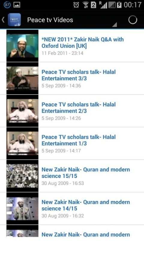 PEACE TV YOUTUBE स्क्रीनशॉट 6