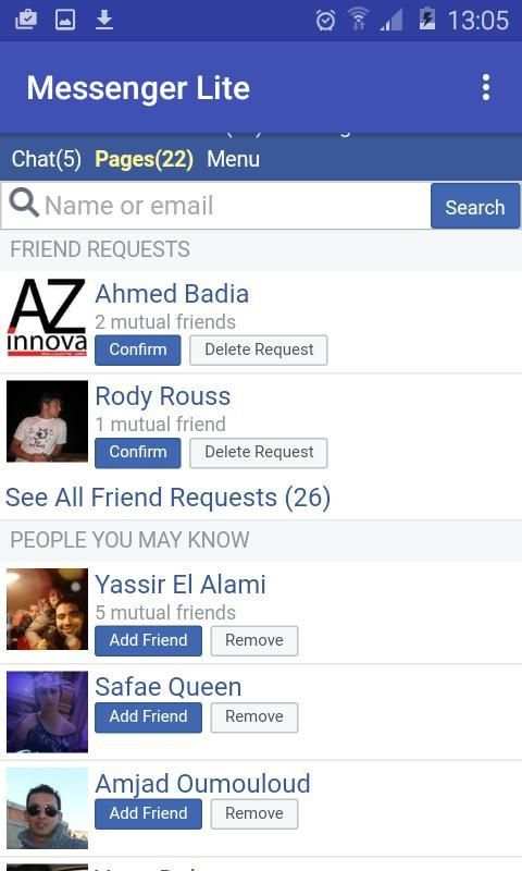 Lite Messenger for Facebook screenshot 3