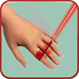 Laser Cut Finger Prank