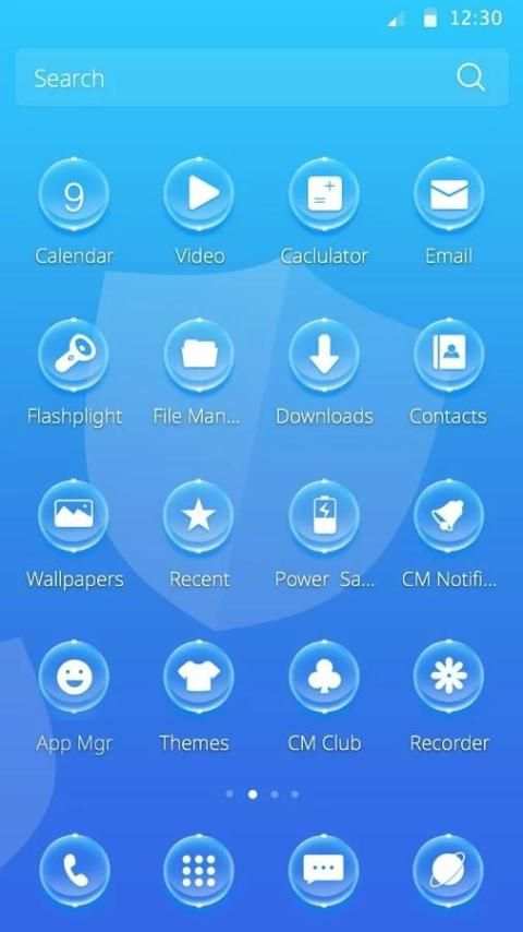 CM Security Antivirus Theme screenshot 2