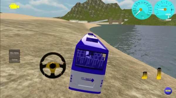 Bus Driving Simulator-Classic screenshot 1