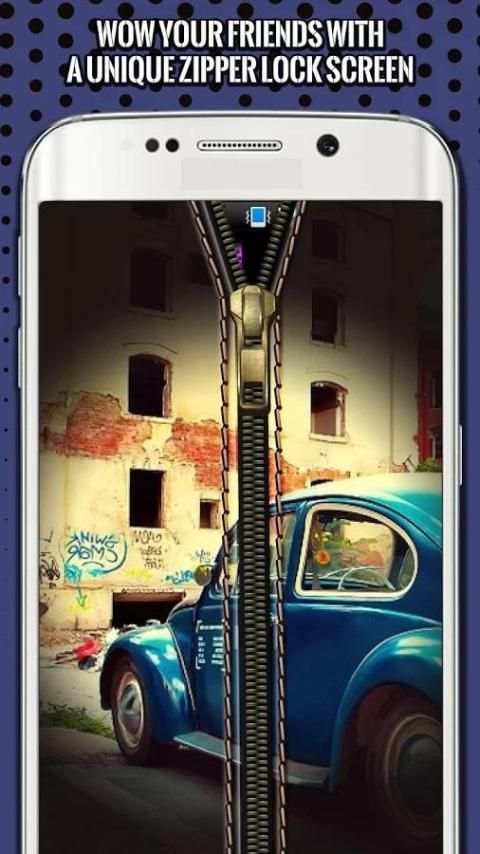 Car ZipperScreen Racing Locker скриншот 2