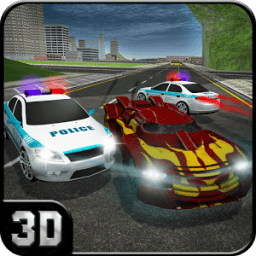 Robbers Police Chase Car Rush icon