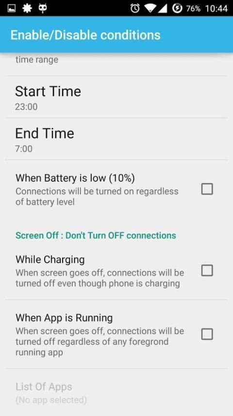 AutoCon - Save Battery & Data screenshot 10