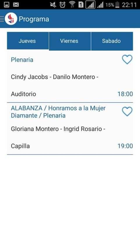 Evento CFA screenshot 3