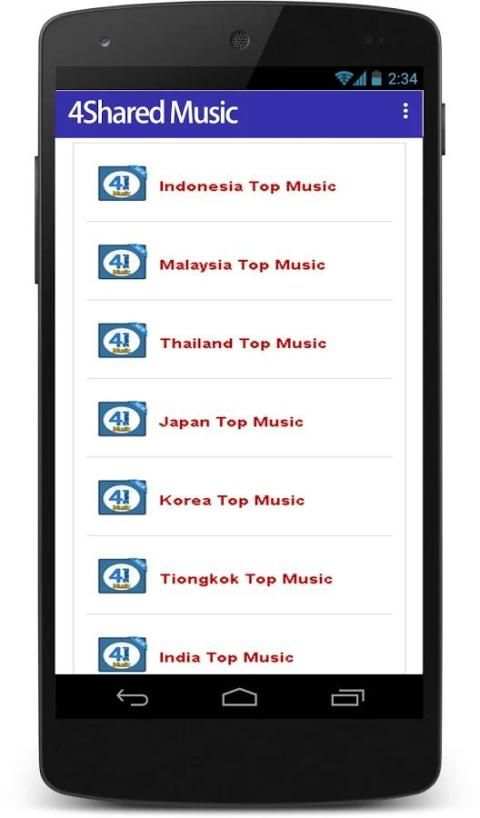 4Shared Top Music screenshot 4