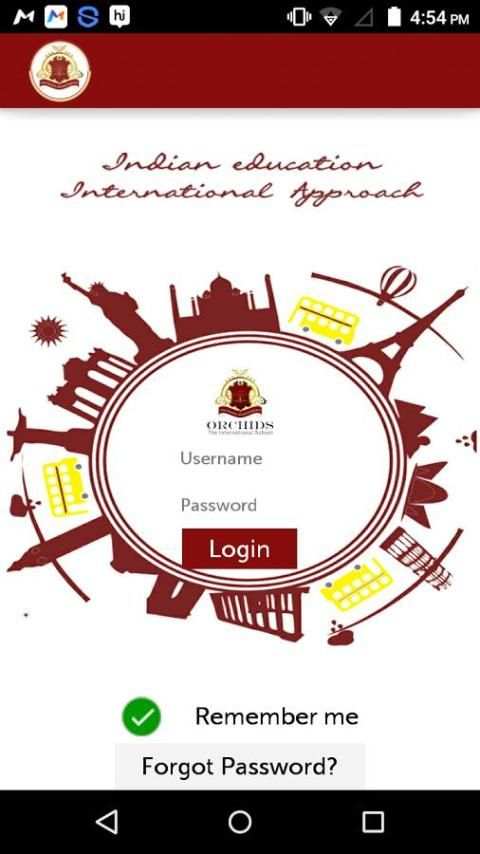 Orchids Parent Portal स्क्रीनशॉट 1