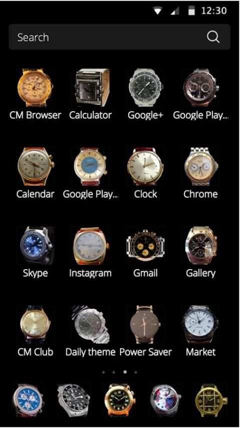 Watch icon theme скриншот 2