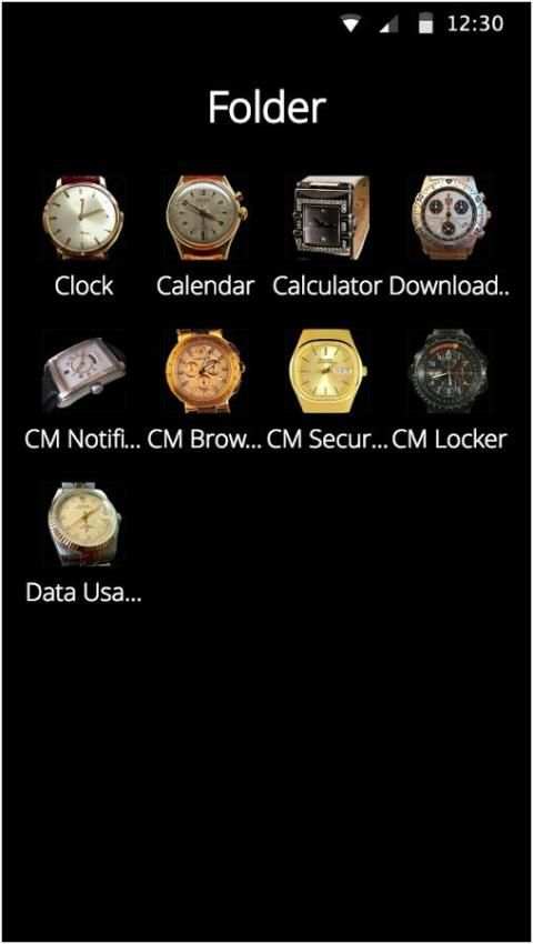 Watch icon theme screenshot 1