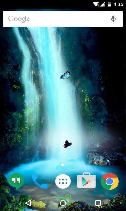 The water fall LiveWallpapers 1 تصوير الشاشة