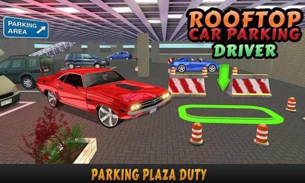 Rooftop Car Parking Driver screenshot 18