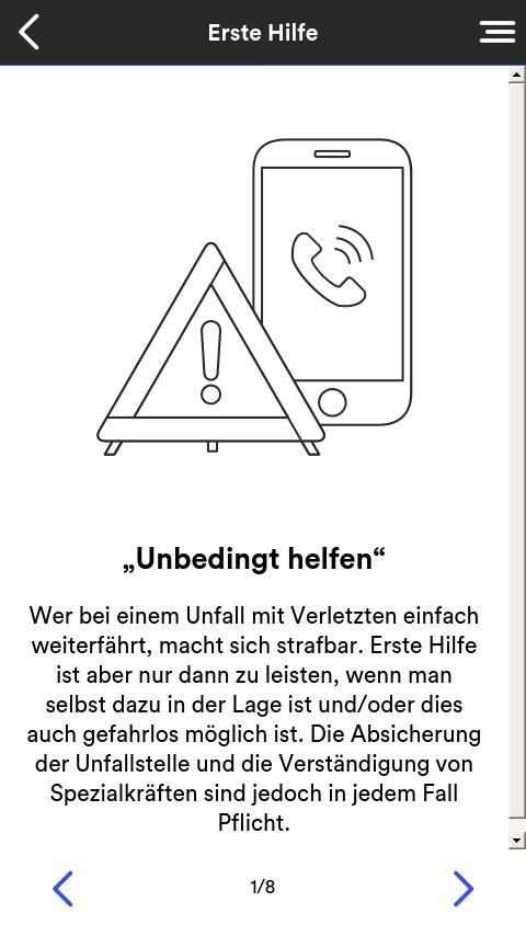 stop&go Verkehrssicherheitsapp स्क्रीनशॉट 12
