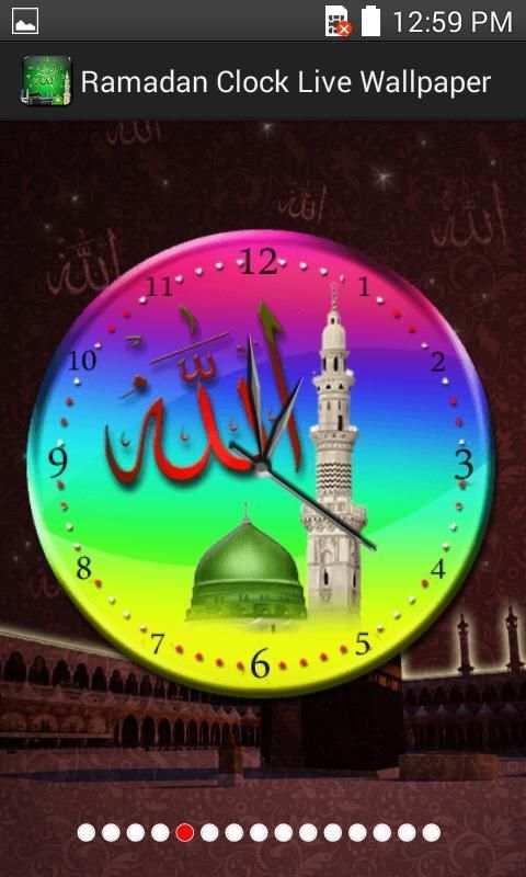 Jam HP Tema Islam screenshot 6