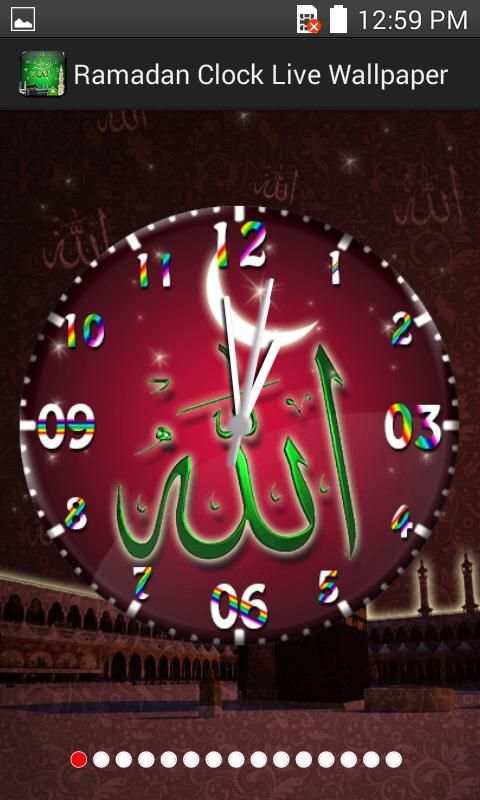 Jam HP Tema Islam screenshot 9