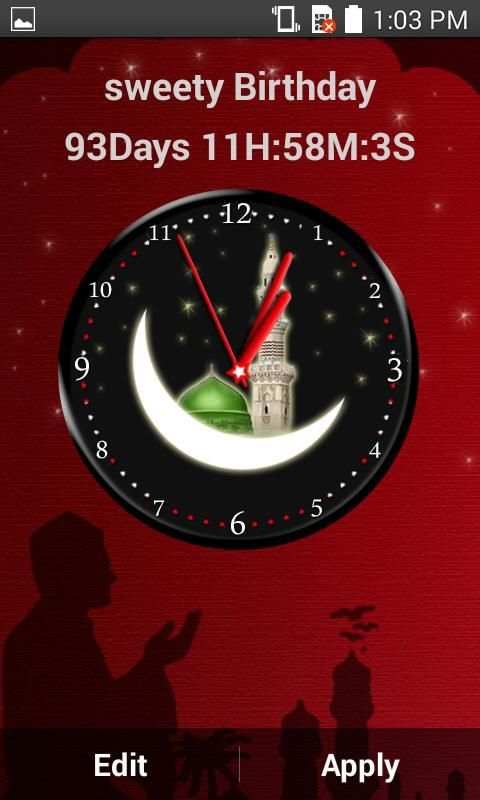 Jam HP Tema Islam screenshot 4