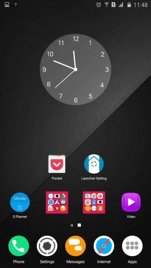 S7 galaxy launcher screenshot 2
