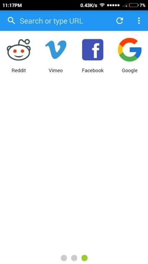 Quickie Mobile Browser 2 تصوير الشاشة