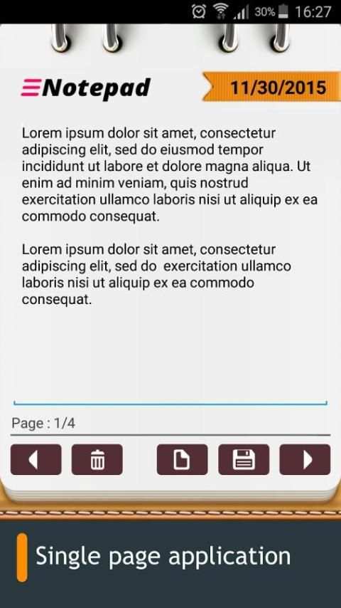 Notepad screenshot 3