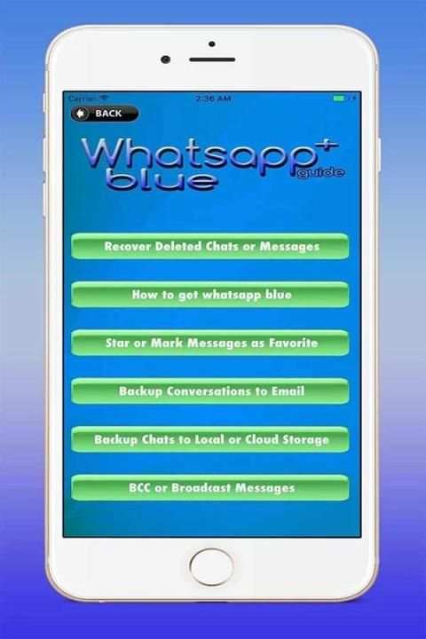 New Whatsapp Plus Blue Guide screenshot 1