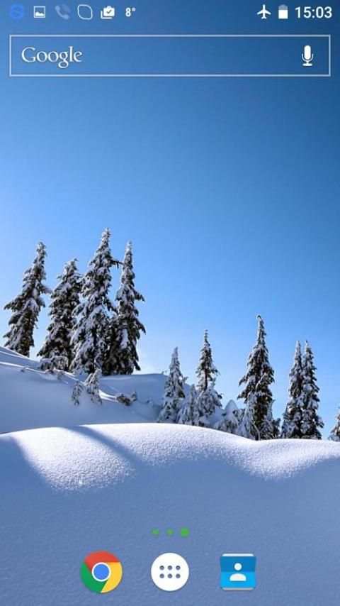 Winter Landscap Live Wallpaper screenshot 5