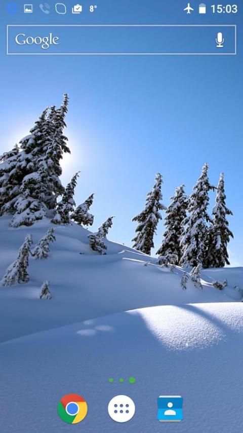 Winter Landscap Live Wallpaper screenshot 4