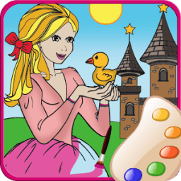 Coloring Princess Book أيقونة