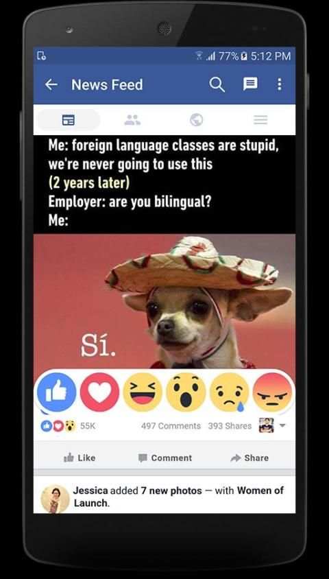SimpleChat for Facebook Lite скриншот 2