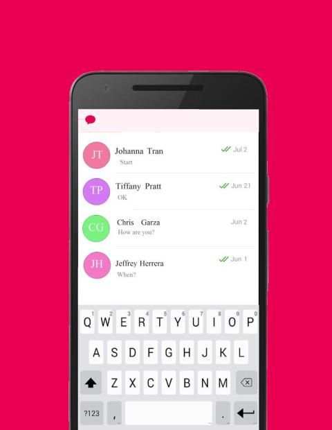 Messenger for Waplog स्क्रीनशॉट 1