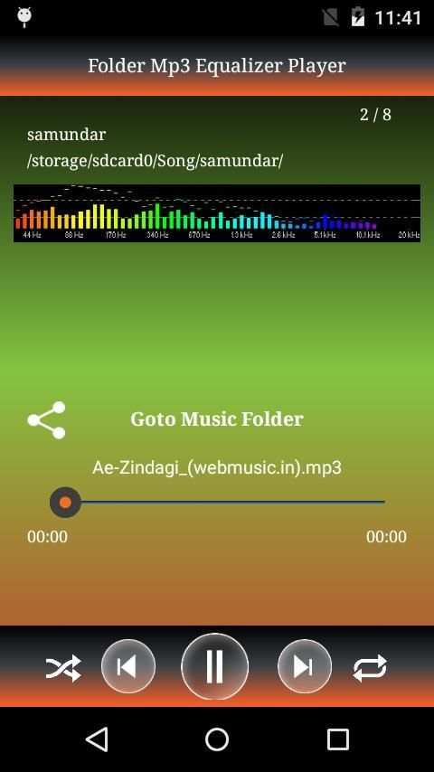 Folder Mp3 Player Classic 1 تصوير الشاشة