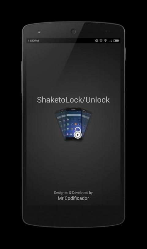 Shake to Lock/Unlock screenshot 3
