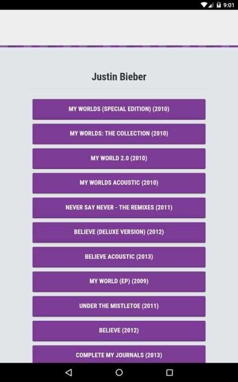 Justin Bieber Music screenshot 3