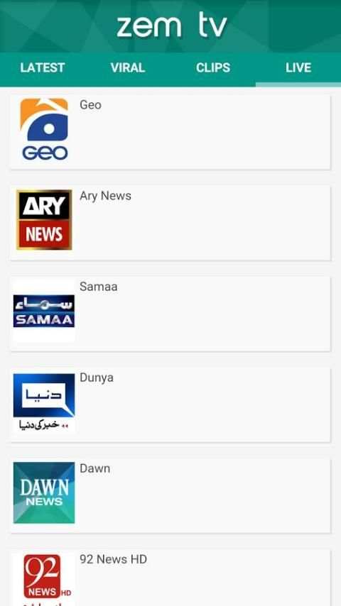 ZemTv Pakistan screenshot 1