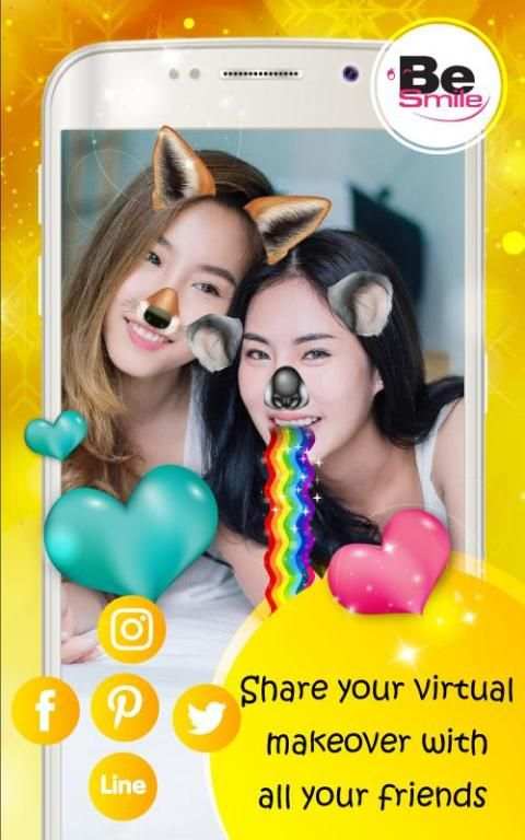 แต่งรูปน่ารัก แต่งรูปsnapchat скриншот 1