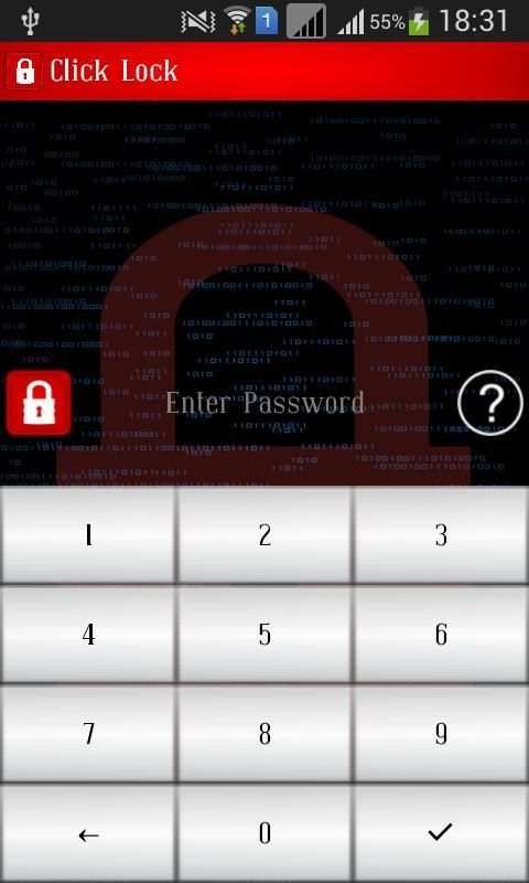 Click Lock [APP Locker] скриншот 3