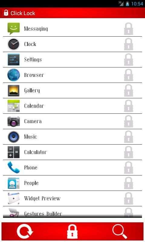 Click Lock [APP Locker] स्क्रीनशॉट 8