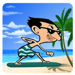 Mr surf bean أيقونة
