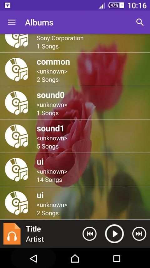 PlayHD Music Player 2 تصوير الشاشة