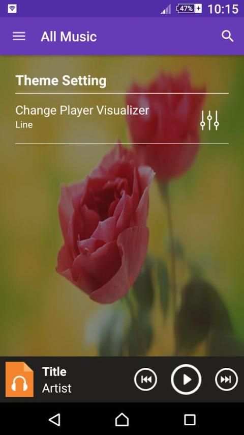 PlayHD Music Player 1 تصوير الشاشة
