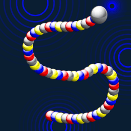 Space snake icon