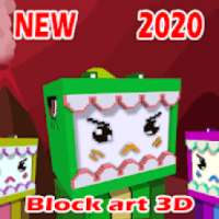 Mini World Pixel Blocks Art Coloring 3D