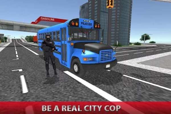 Polisi bus chase: crime kota screenshot 11