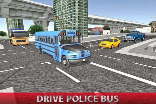 Polisi bus chase: crime kota screenshot 5